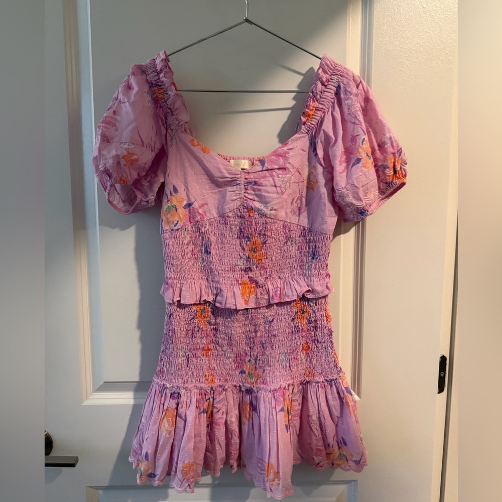 LoveShackFancy Jarrah Mini Dress